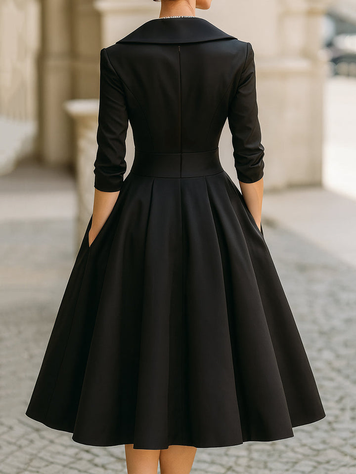 Maria – Elegante Midi Jurk