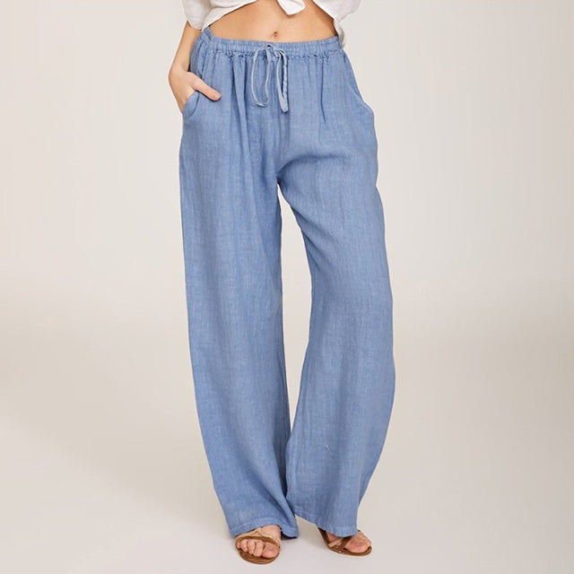 Enara Loose-Fit Broek met Touwtaille