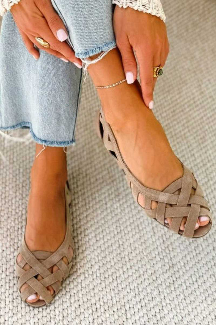 Caterina Vrolijke Gevlochten Sandalen