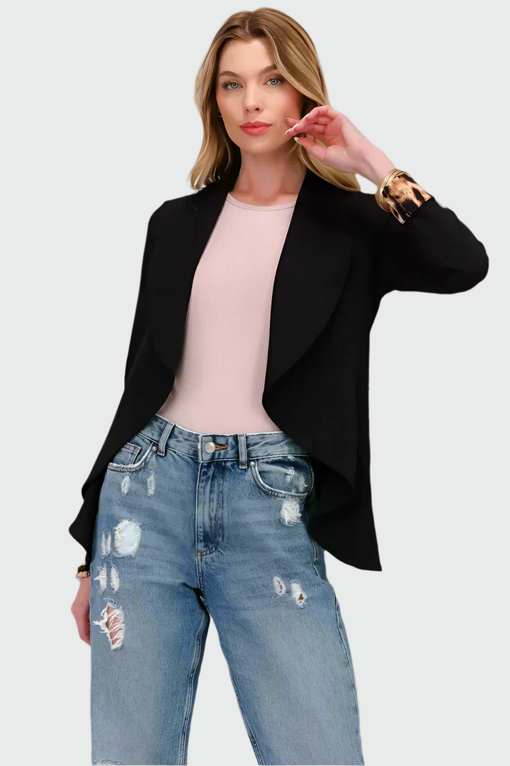 Livia | Blazer met Luipaarddetails
