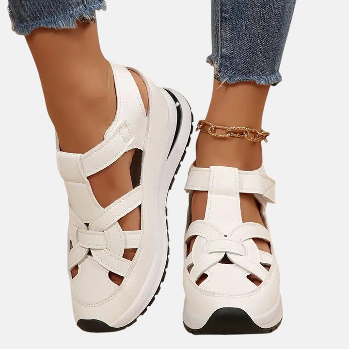 Aneta | Vegan Leer Orthopedische Sandalen