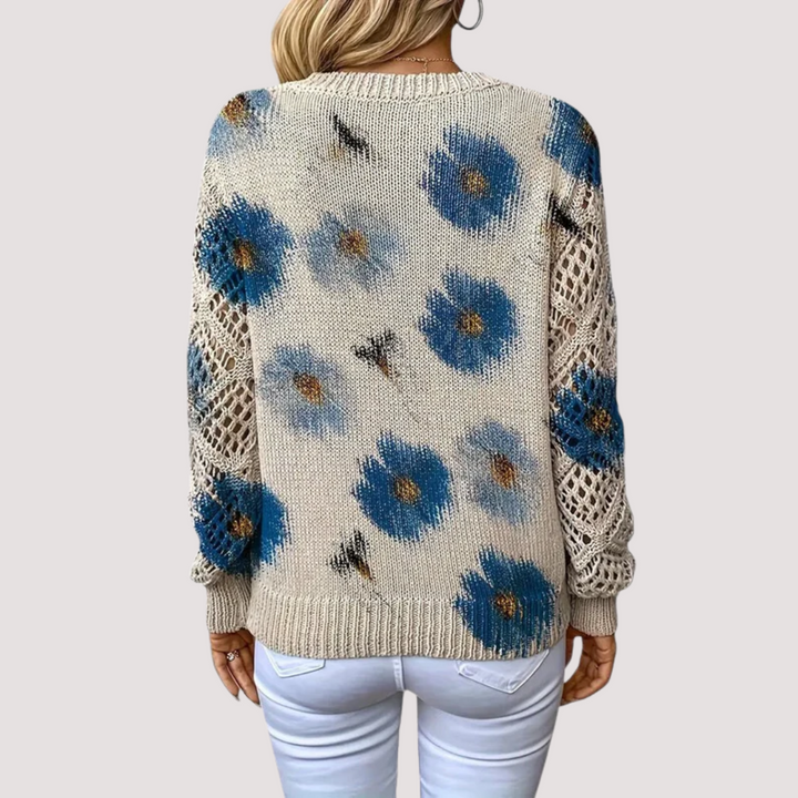 Nancy | Bloemenprint Trui