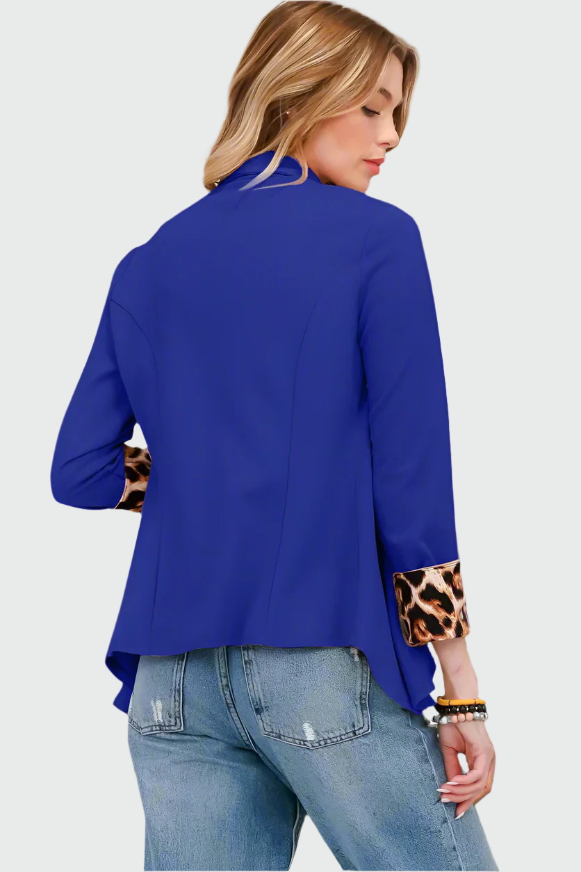 Livia | Blazer met Luipaarddetails