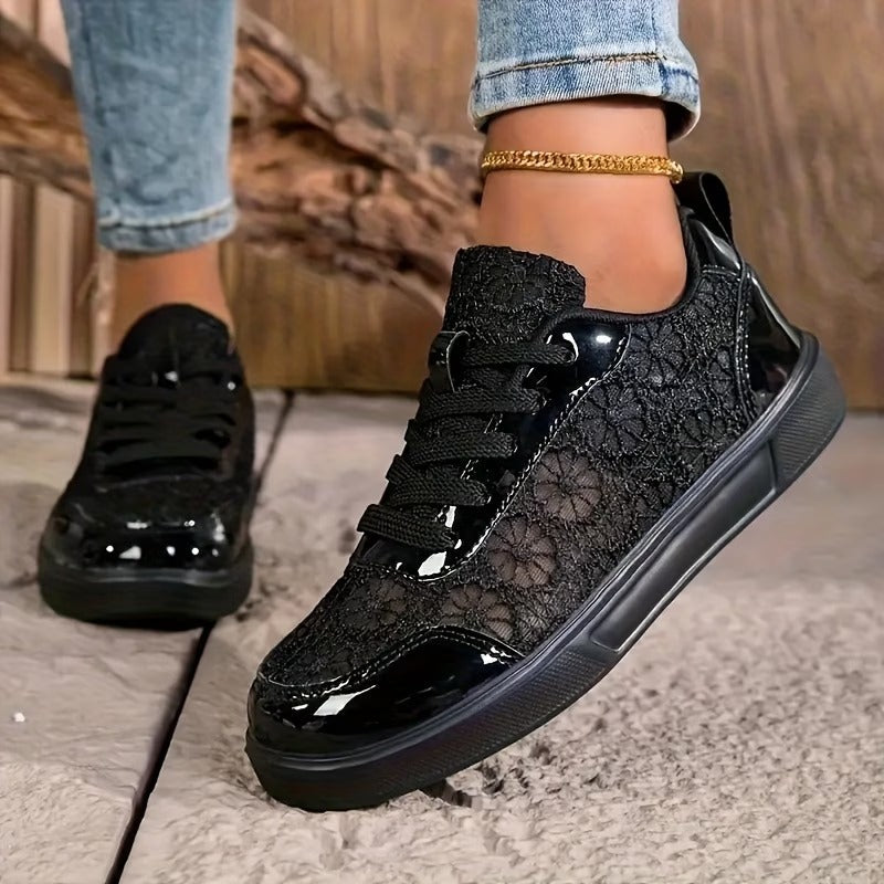 Krajka - Sneakers met Bloemenprint