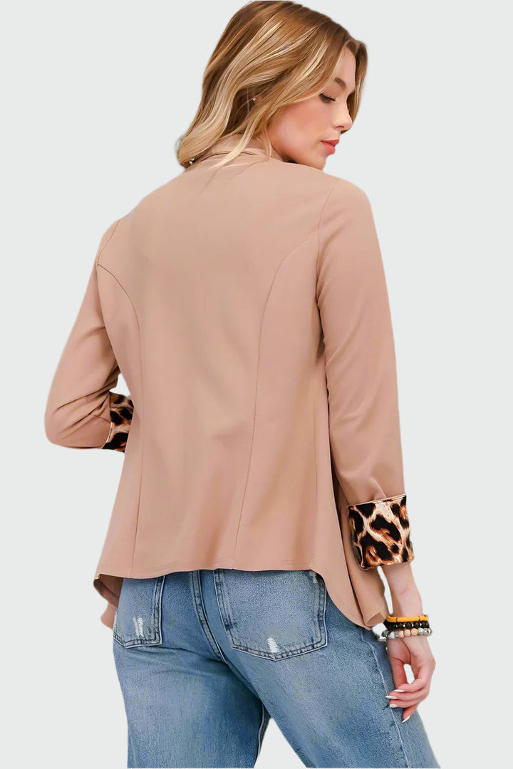 Livia | Blazer met Luipaarddetails