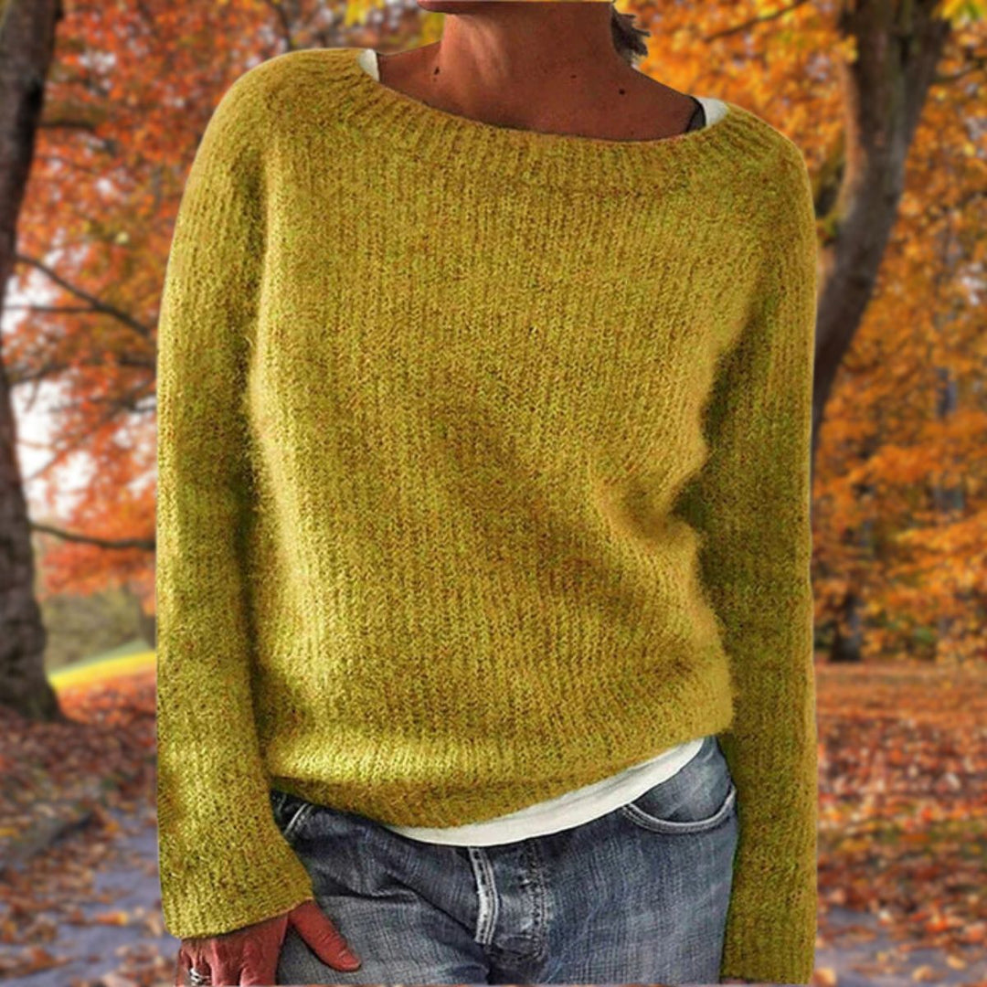 Isa | Gebreide Pullover Boothals