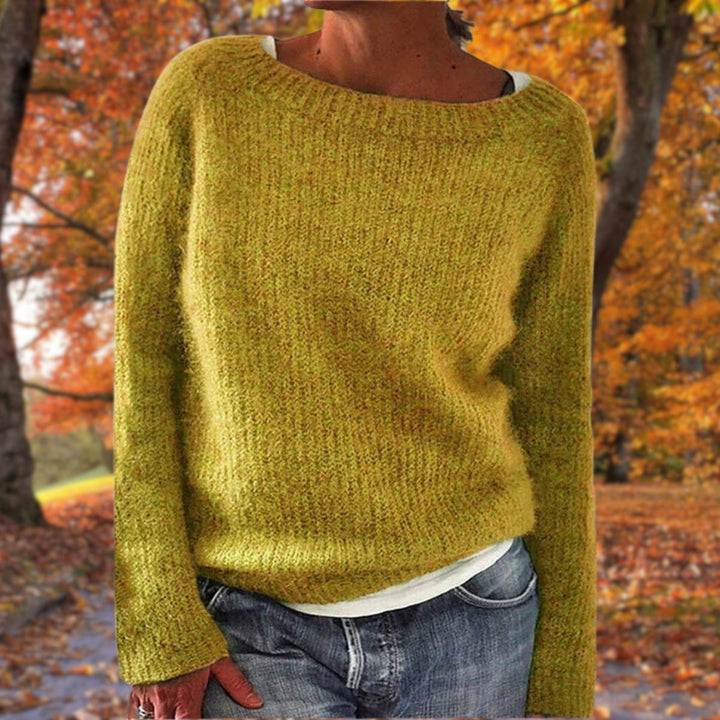 Isa | Gebreide Pullover Boothals