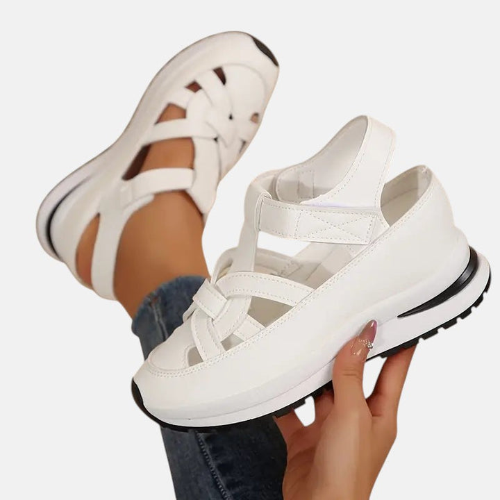 Aneta | Vegan Leer Orthopedische Sandalen