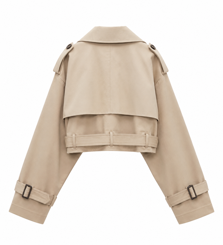 Amber | Cropped Trenchcoat