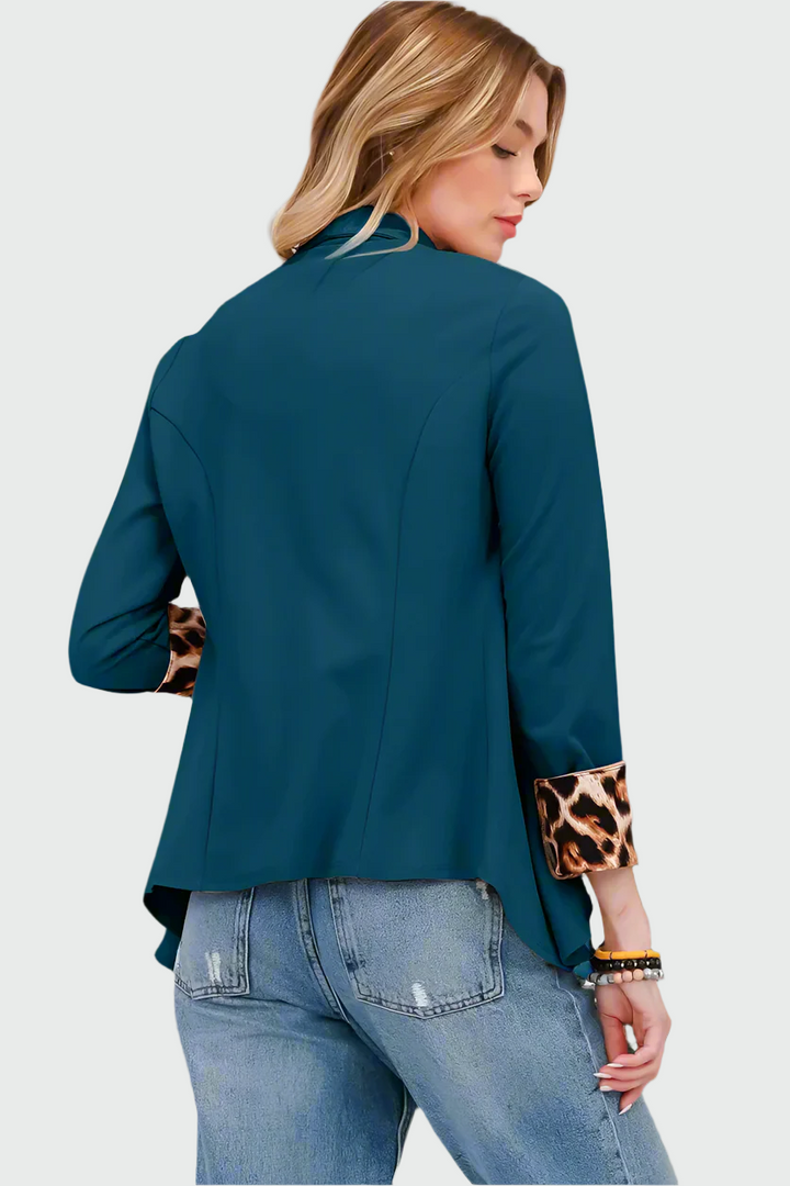 Livia | Blazer met Luipaarddetails