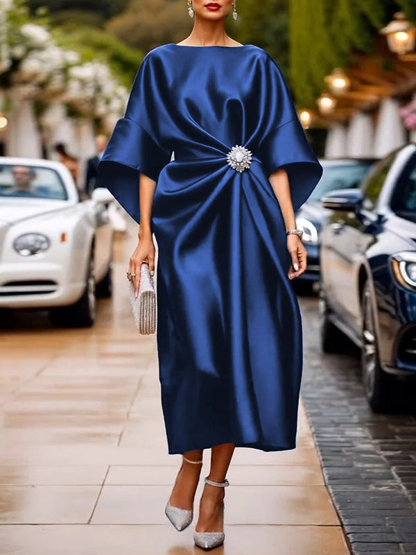 Elin | Elegante Maxi Jurk met Plissé