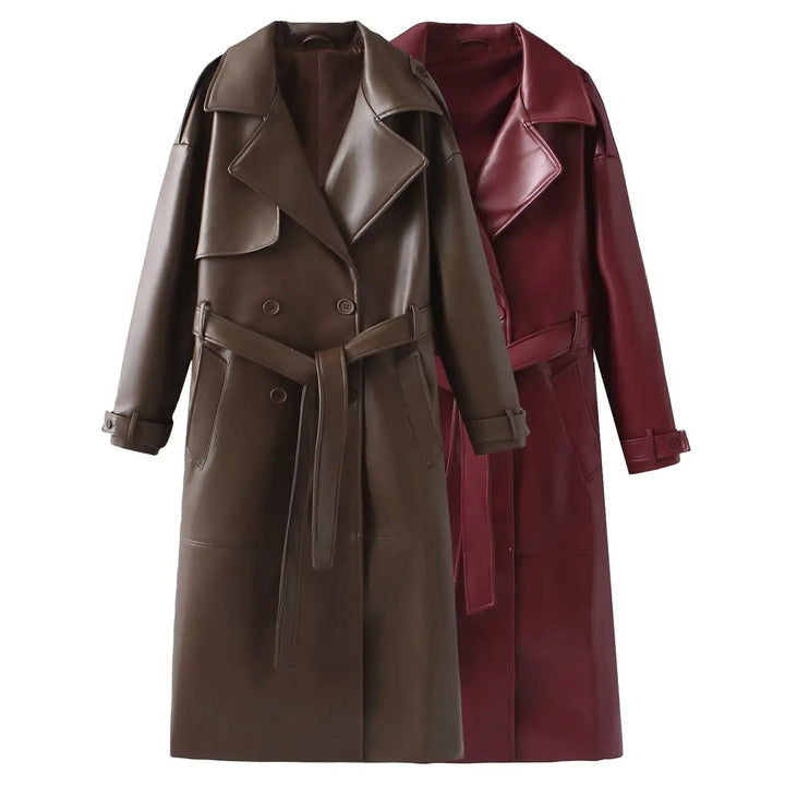 Daleyza - Bordeaux Rood Damesjas van Imitatieleren Materiaal