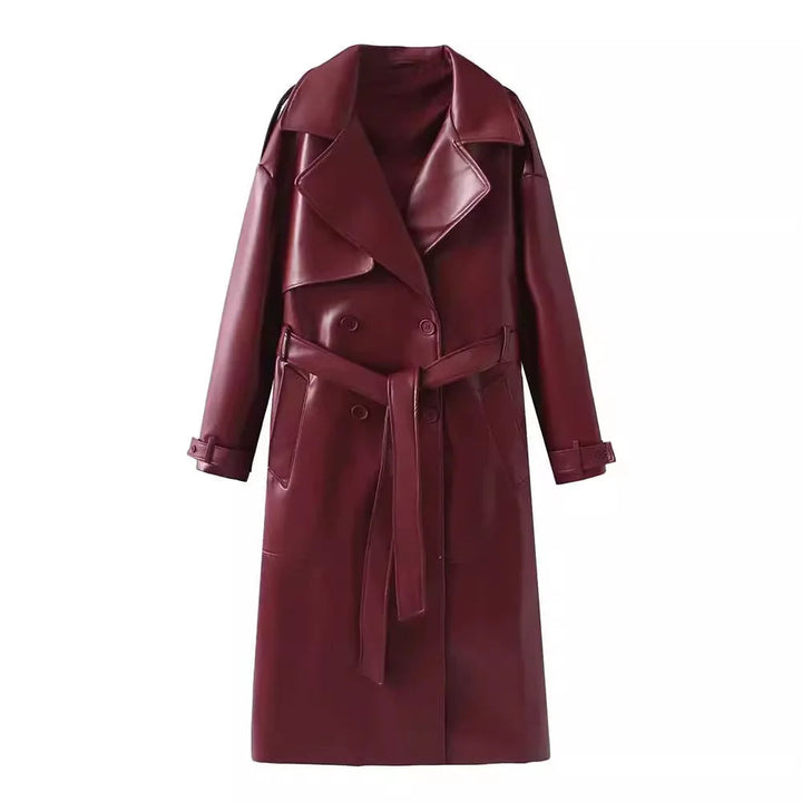 Daleyza - Bordeaux Rood Damesjas van Imitatieleren Materiaal