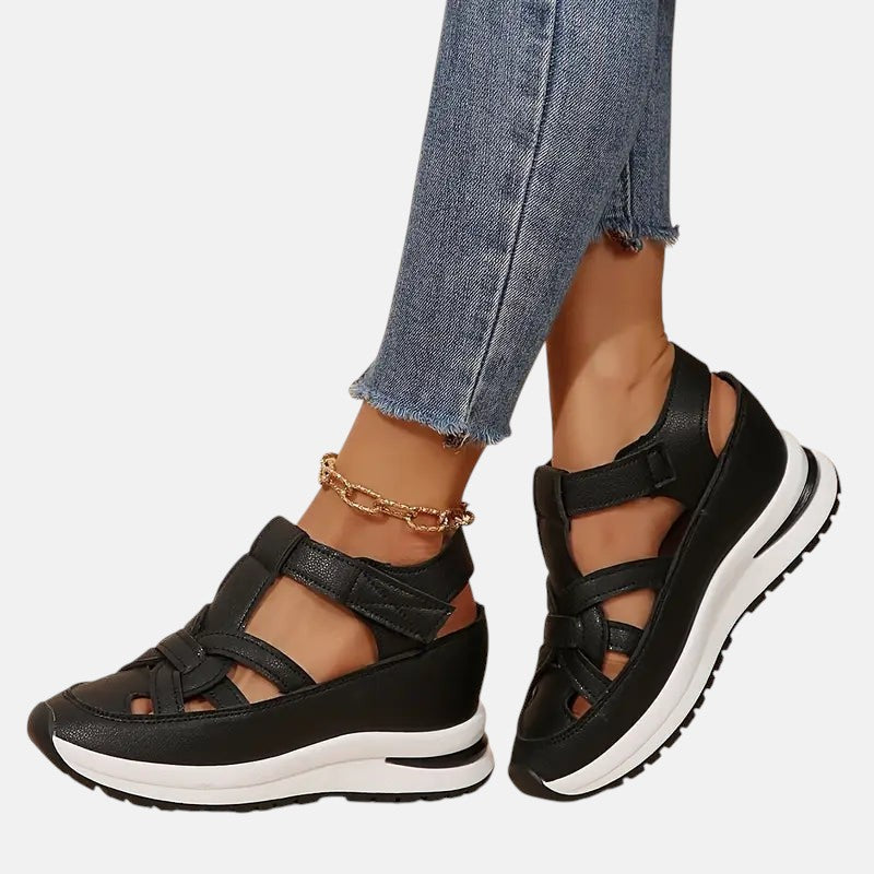 Aneta | Vegan Leer Orthopedische Sandalen