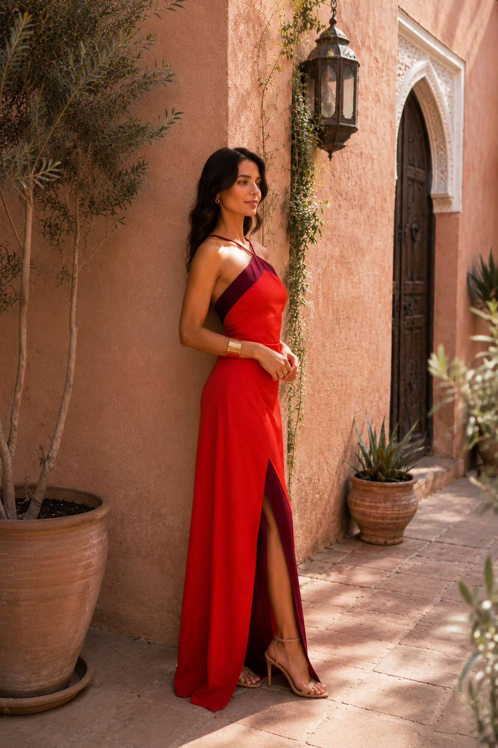 Maxi-jurk met Open Rug