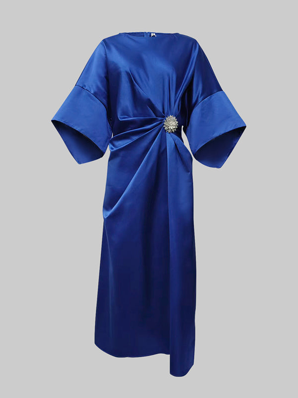 Elin | Elegante Maxi Jurk met Plissé