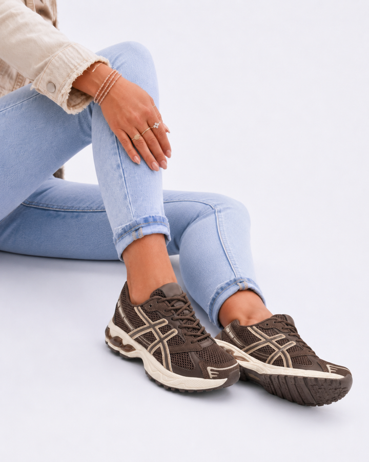 Alix | Bruine Sneakers