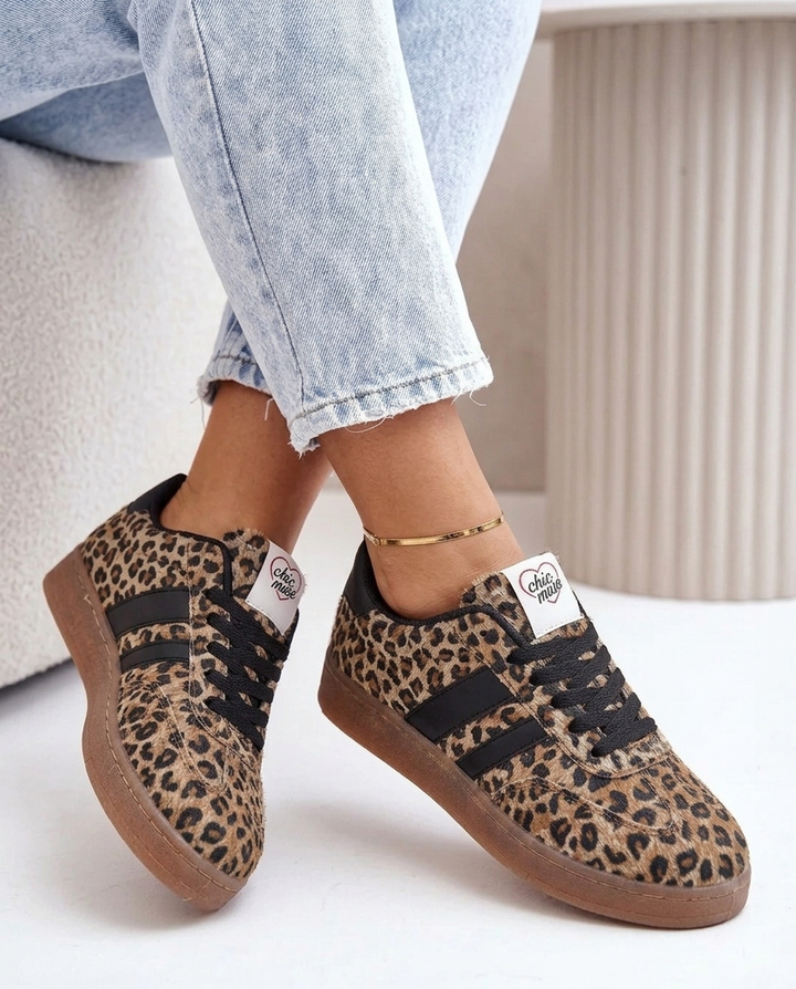Aline | Luipaard Sneakers