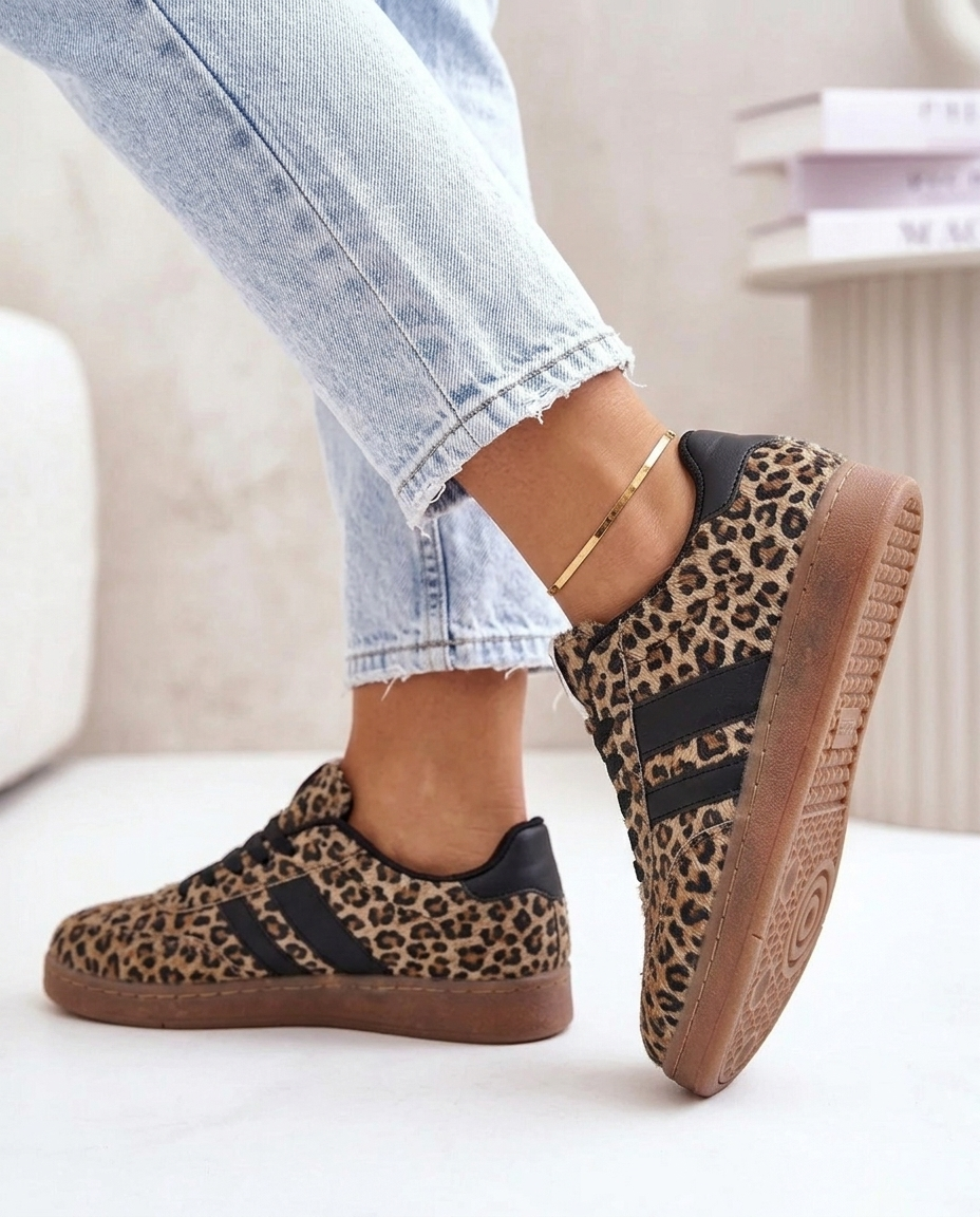Aline | Luipaard Sneakers