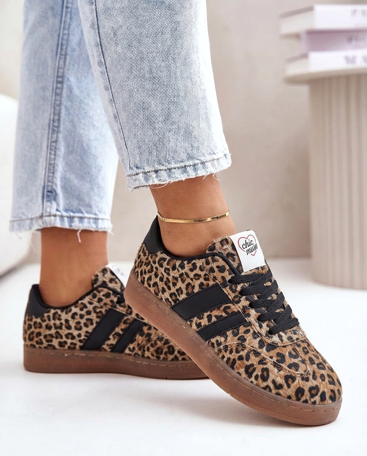 Aline | Luipaard Sneakers