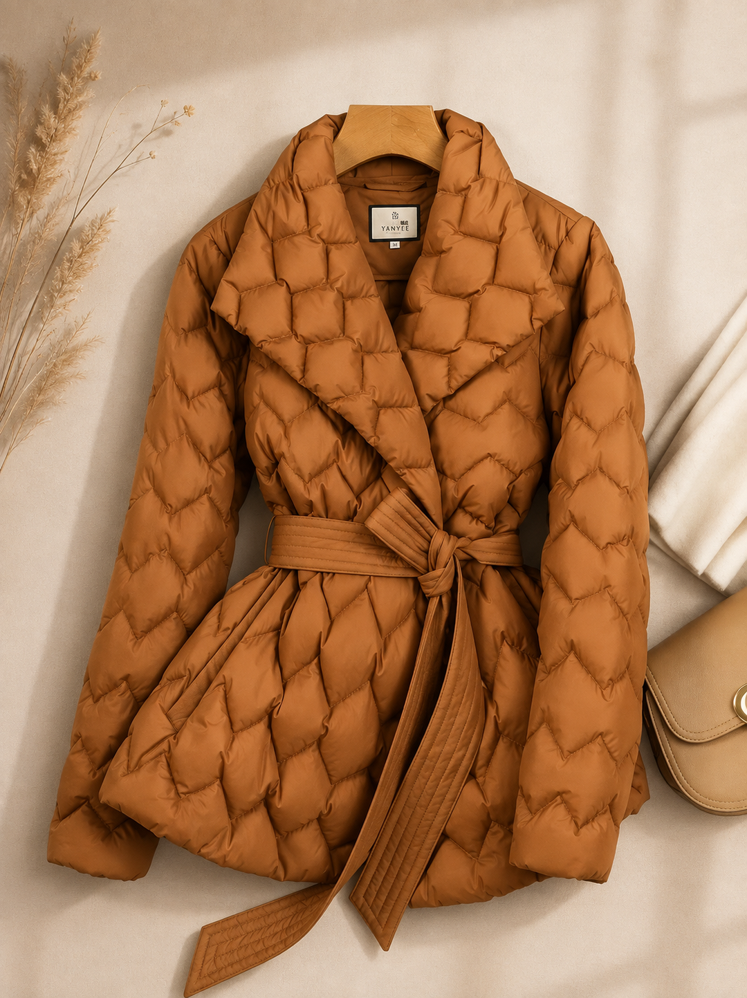 Amber Luxe Gewatteerde Jas