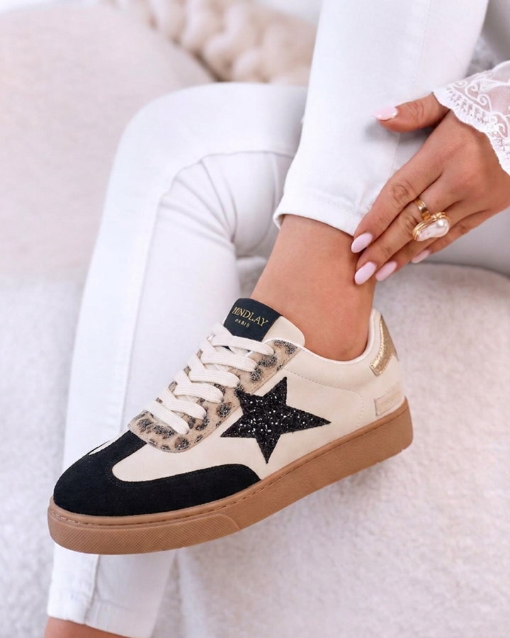 Audrina | Zwarte Sneakers