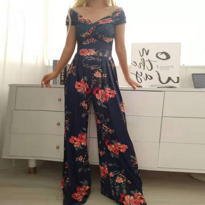 EPIFANY™ – Stijlvolle Zomer Jumpsuit met Ruime Pijpen
