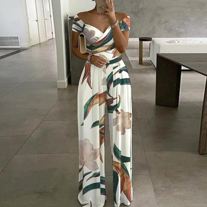 EPIFANY™ – Stijlvolle Zomer Jumpsuit met Ruime Pijpen