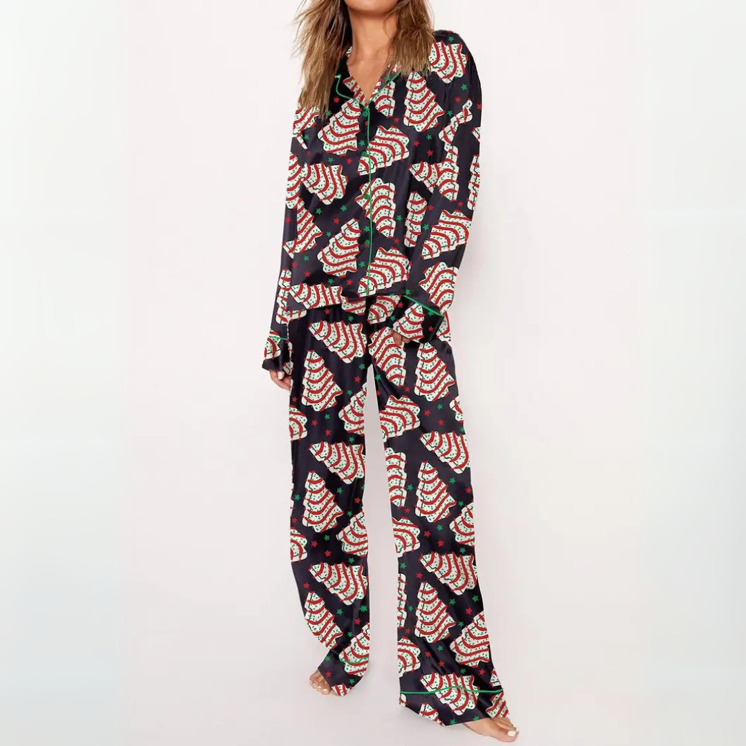 SYLIA™ - Casual Gedrukt Shirt en Comfortabele Pyjama