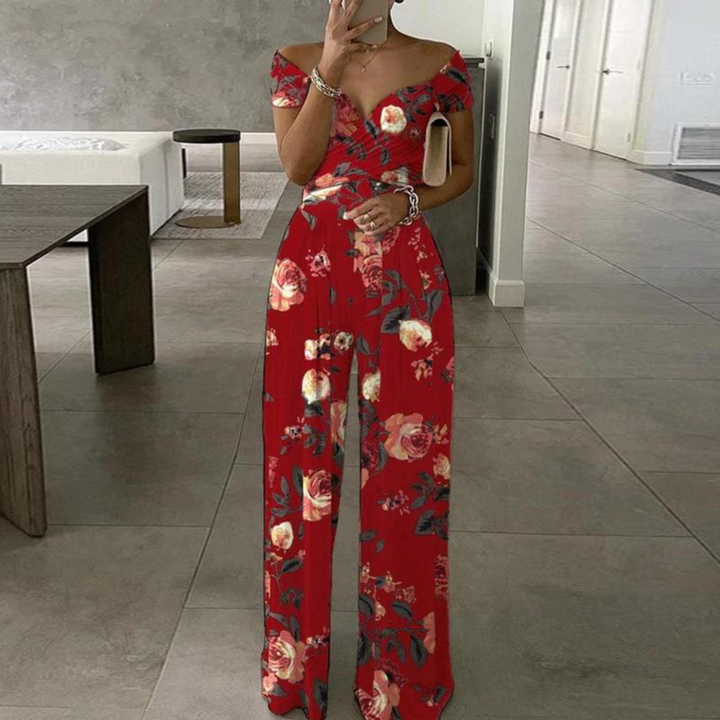 EPIFANY™ – Stijlvolle Zomer Jumpsuit met Ruime Pijpen