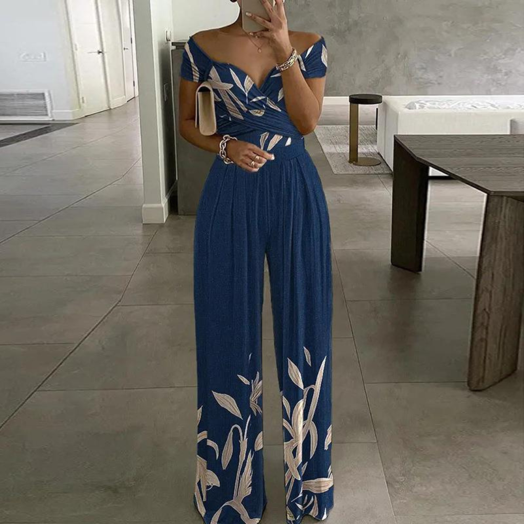 EPIFANY™ – Stijlvolle Zomer Jumpsuit met Ruime Pijpen