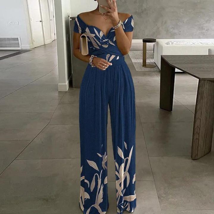 EPIFANY™ – Stijlvolle Zomer Jumpsuit met Ruime Pijpen