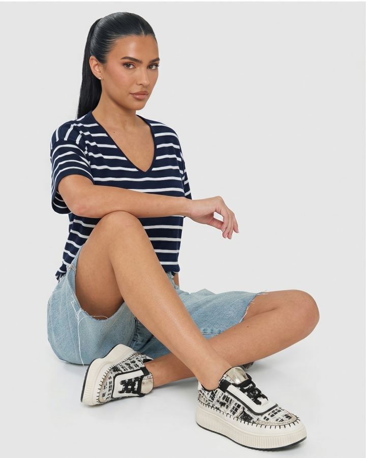 Carina | Zwarte Sneakers