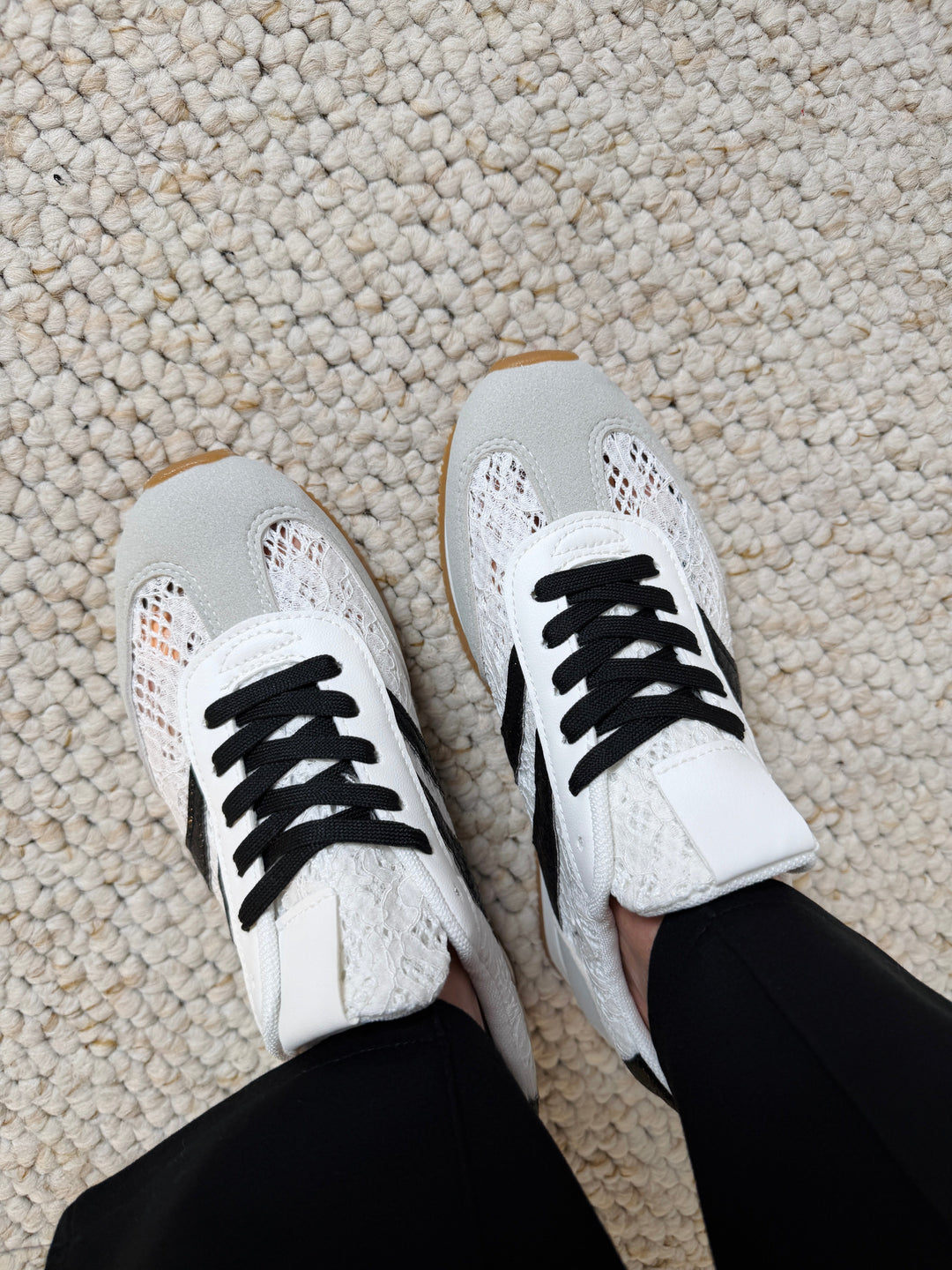 Fienna | Zwarte Sneakers