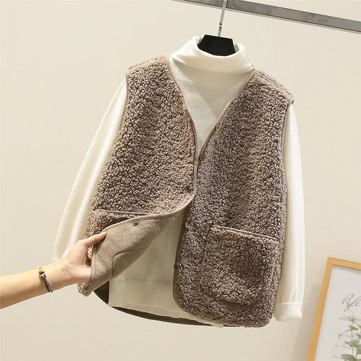 Comfortabele Bodywarmer met Knopen en Zakken