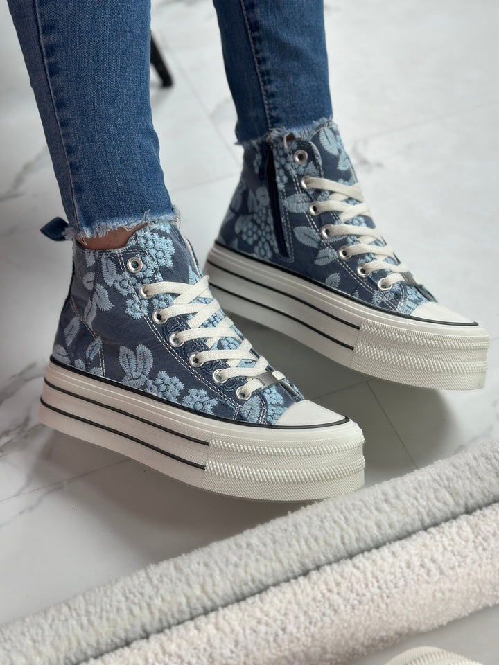 Jungle Blue Athletic Shoe