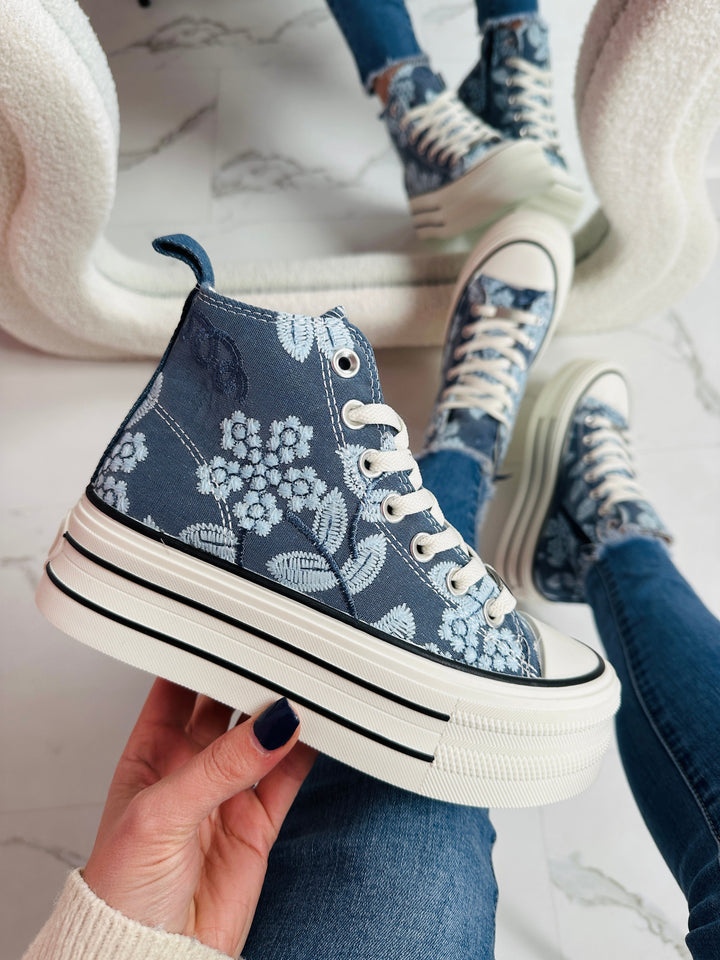 Jungle Blue Athletic Shoe