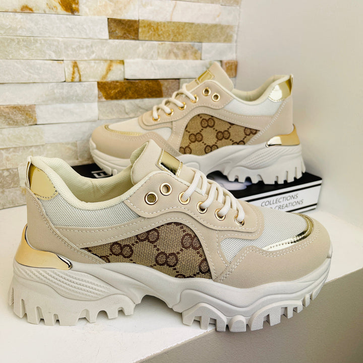 Guusje | Beige Sneakers