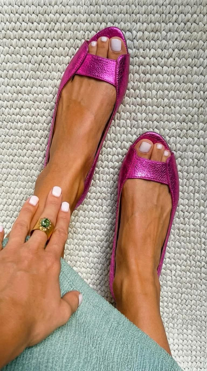 Adelina Gouden Comfort Sandalen