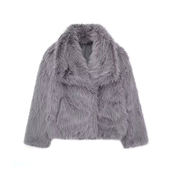 Nova - Luxe Synthetische Bontcoat