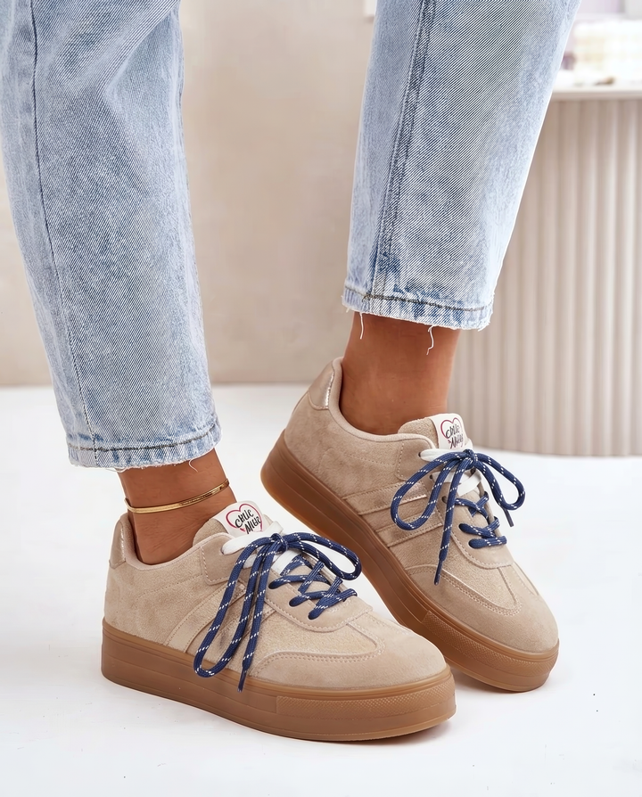 Noeme | Beige Sneakers
