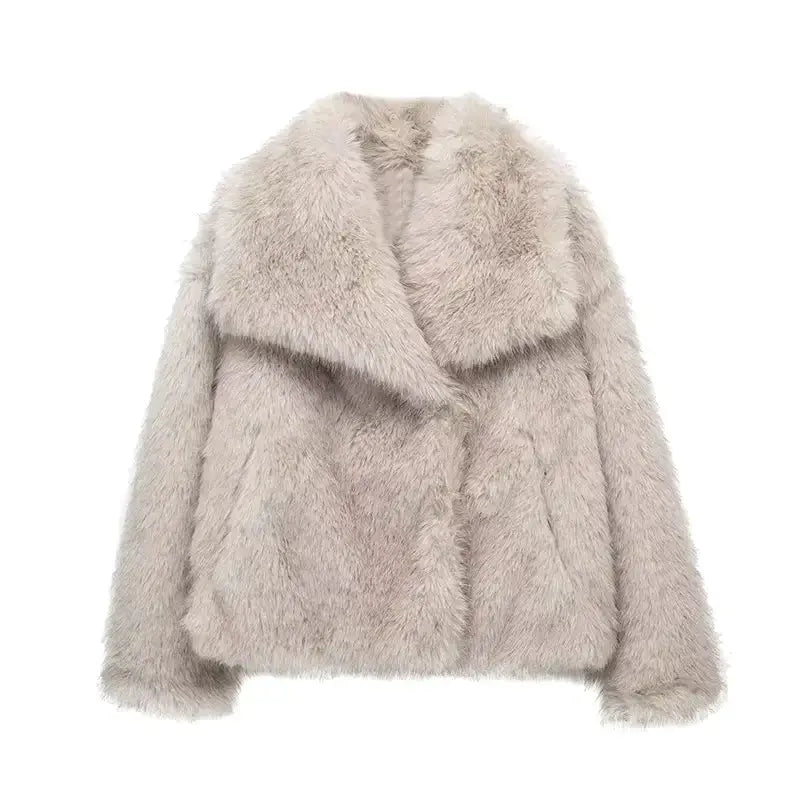 Nova - Luxe Synthetische Bontcoat