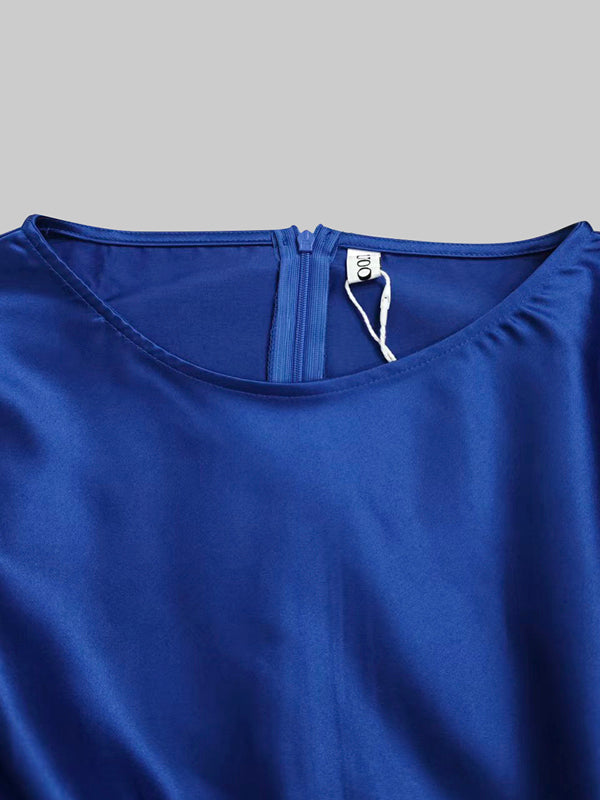 Elin | Elegante Maxi Jurk met Plissé