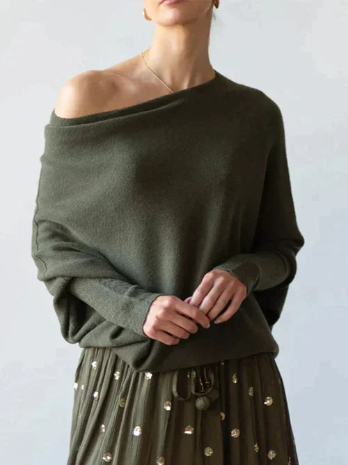 Cristine | Damestrui met Batwing Mouwen en Elegante Snit