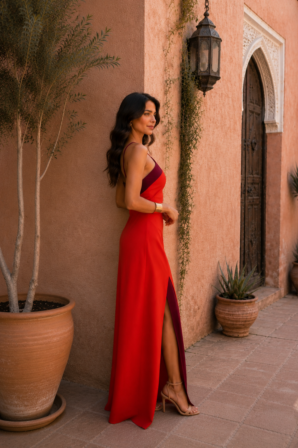 Maxi-jurk met Open Rug