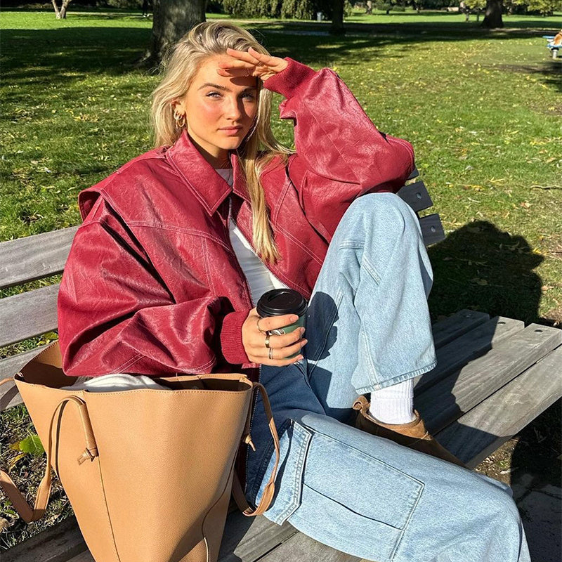 Elina - Extra-Large Bomber Jacket