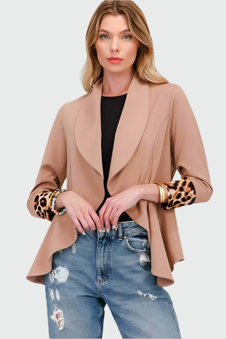 Livia | Blazer met Luipaarddetails
