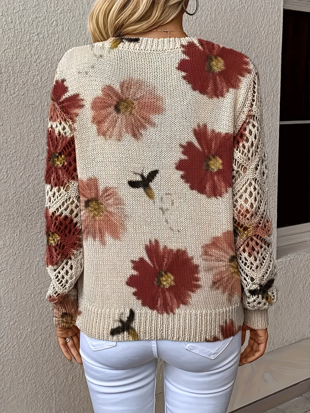 Nancy | Bloemenprint Trui