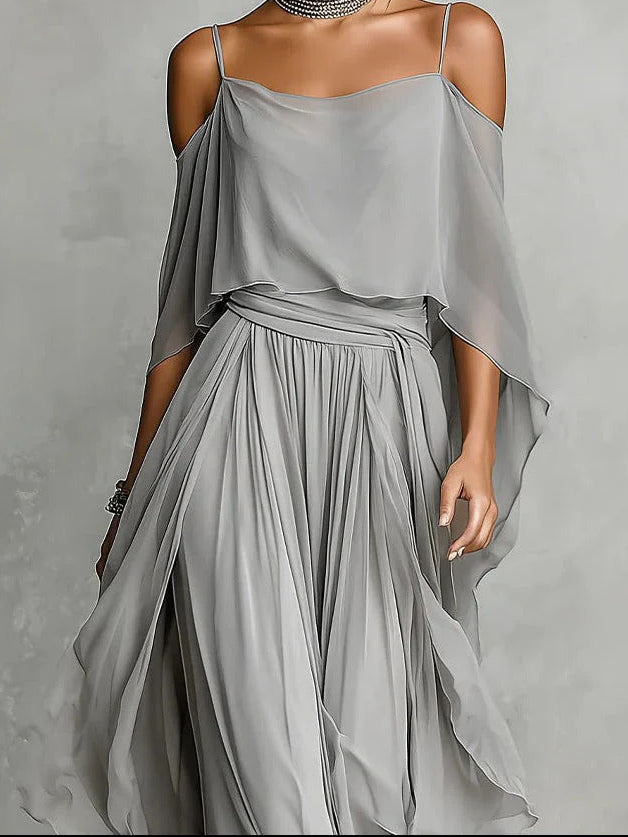 Ivah | Flowing Off-Shoulder Set