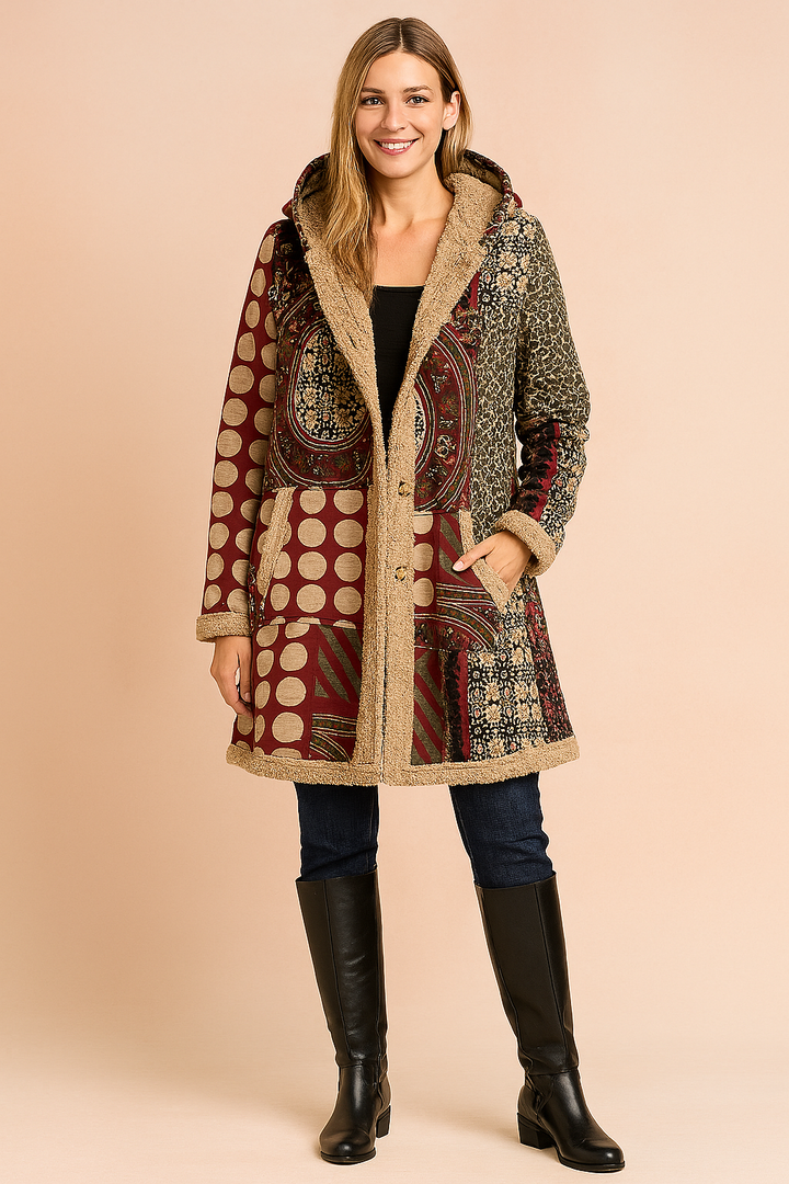 Fenne | Patchwork Fleecejas